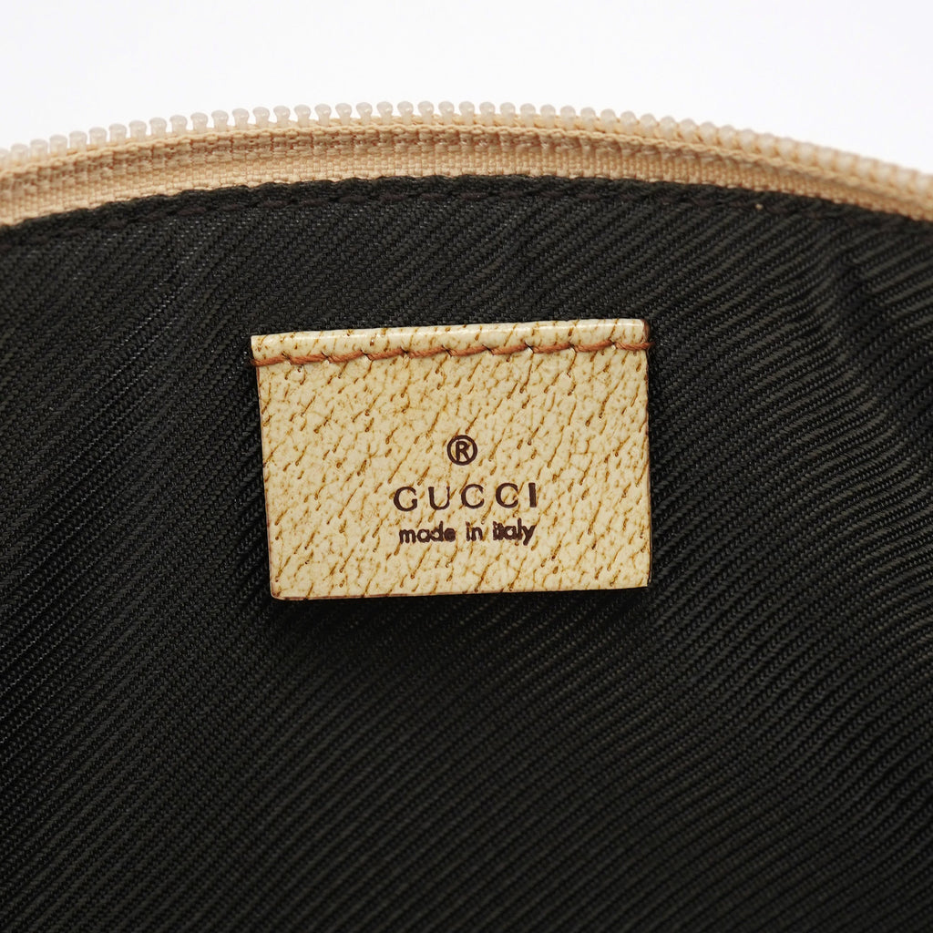 07198 Beige GG Boat Pochette
