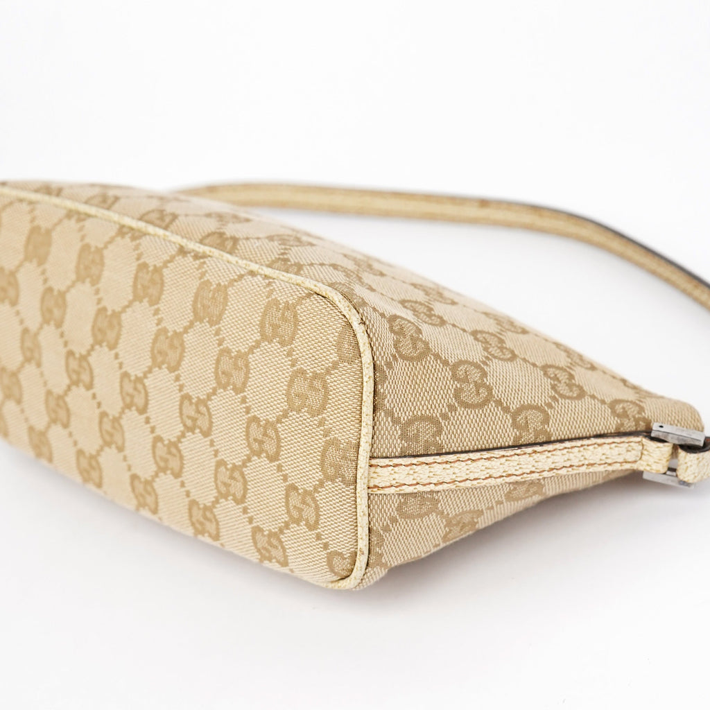 07198 Beige GG Boat Pochette