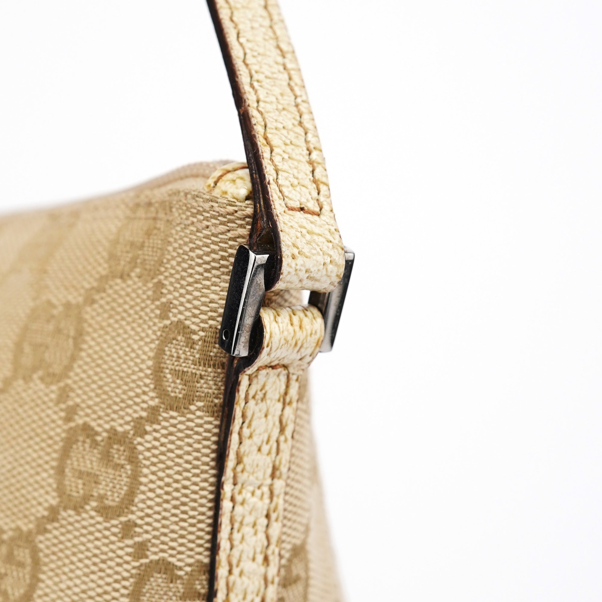 07198 Beige GG Boat Pochette