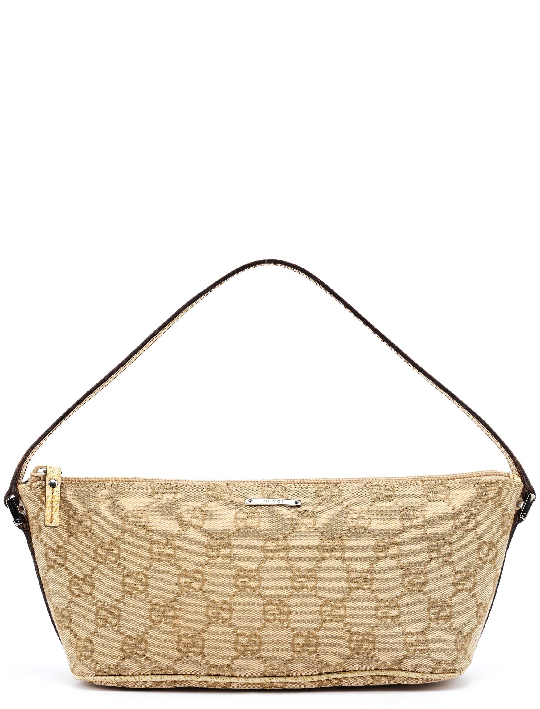 07198 Beige GG Boat Pochette
