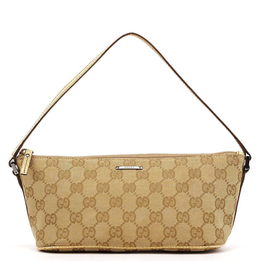 07198 Beige GG Boat Pochette