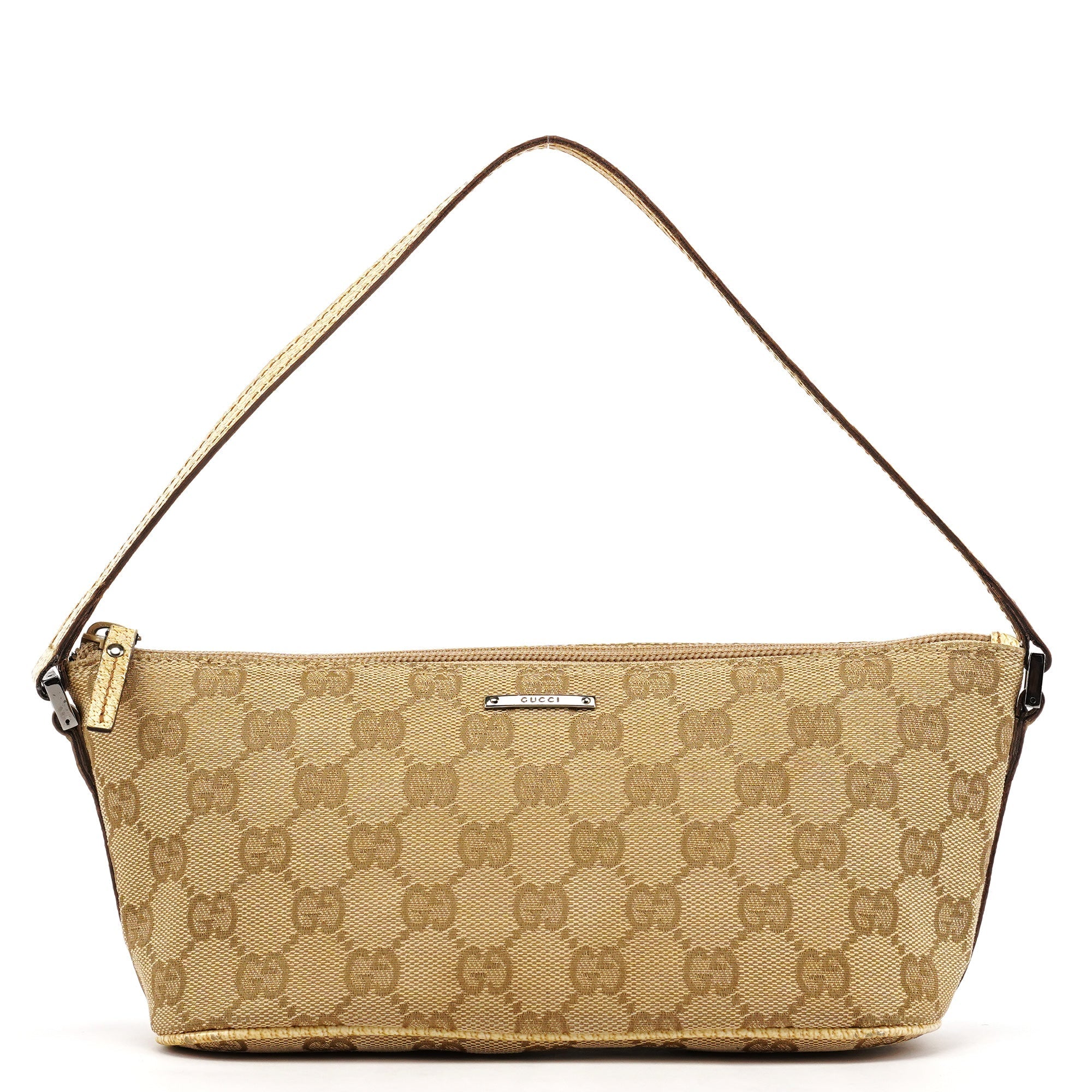 07198 Beige GG Boat Pochette