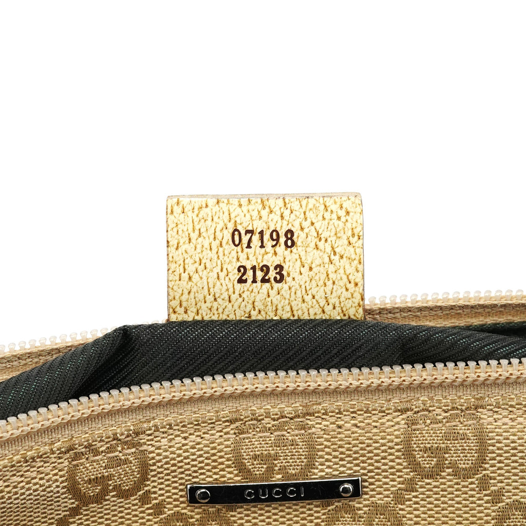 07198 Beige GG Boat Pochette