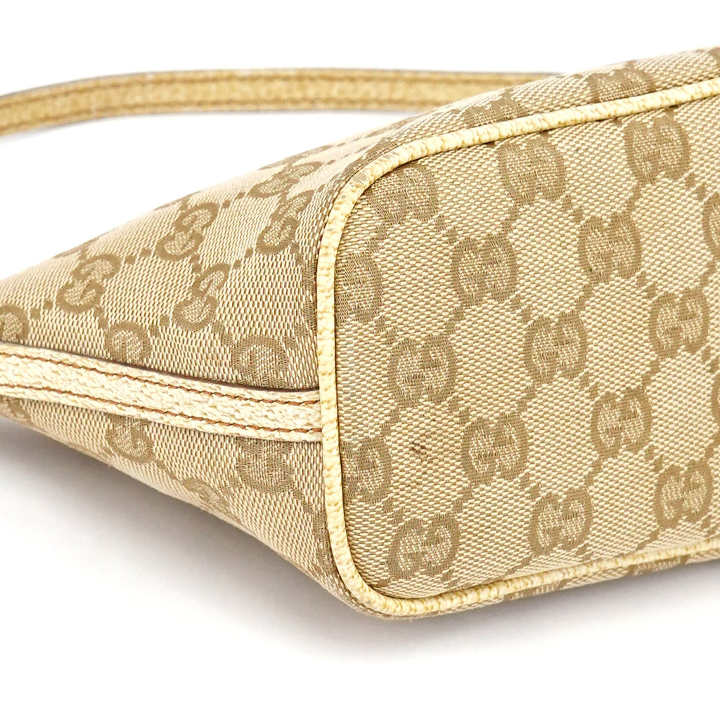 07198 Beige GG Boat Pochette