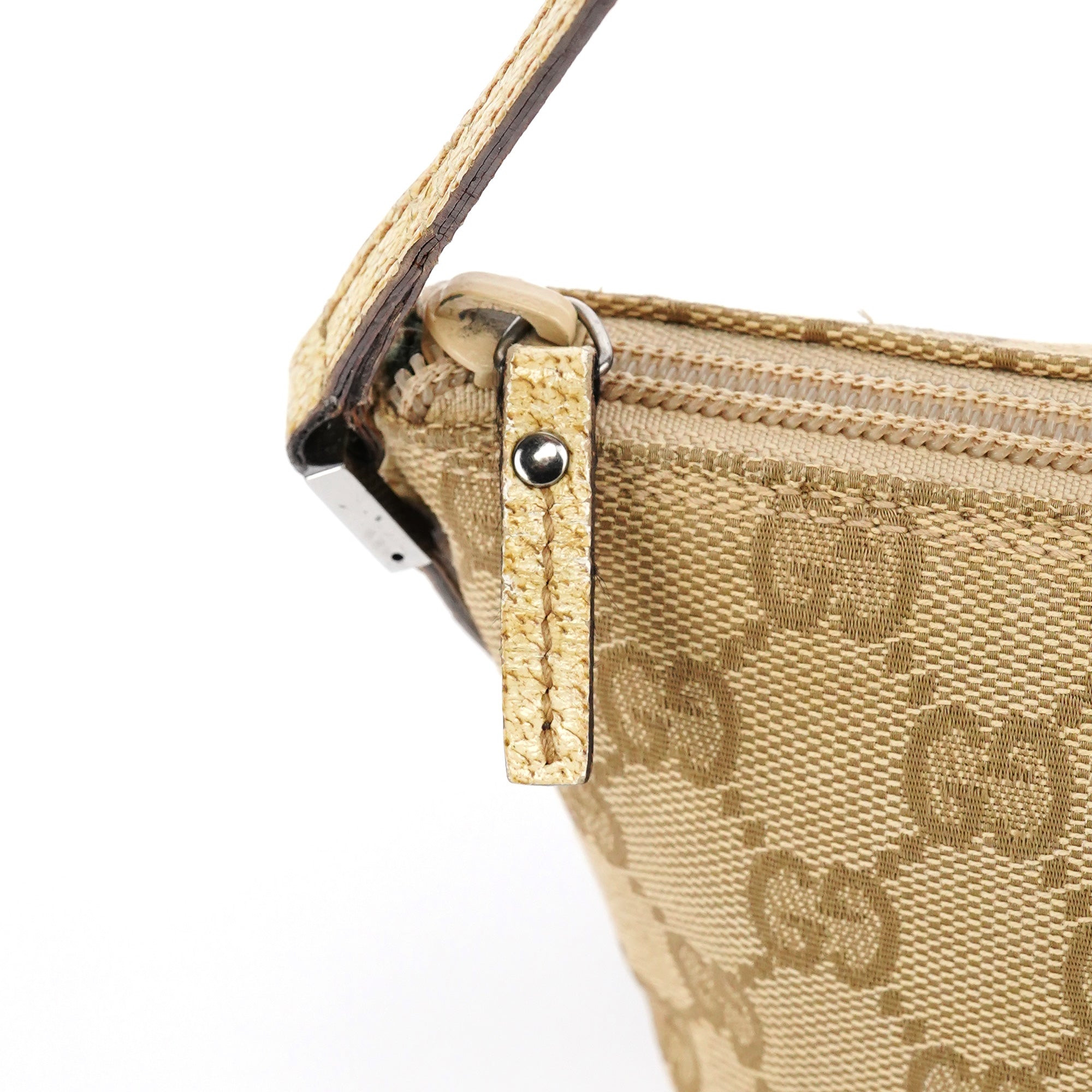 07198 Beige GG Boat Pochette
