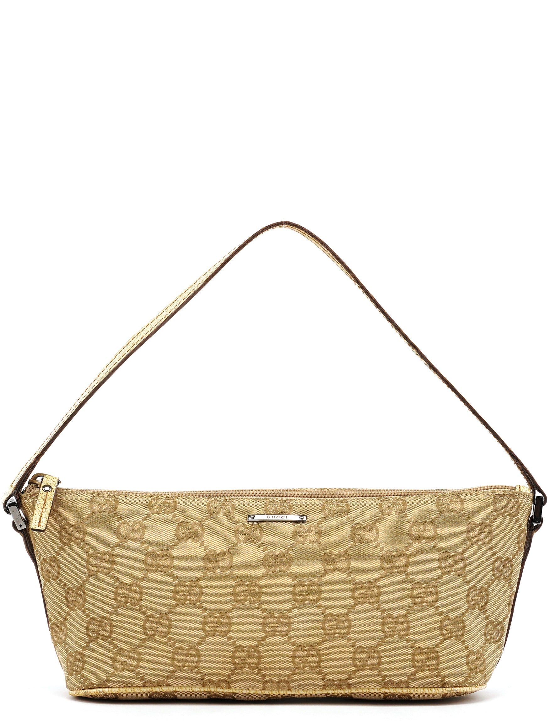 07198 Beige GG Boat Pochette