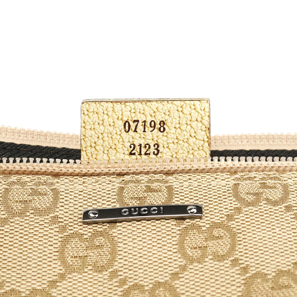 07198 Beige GG Boat Pochette