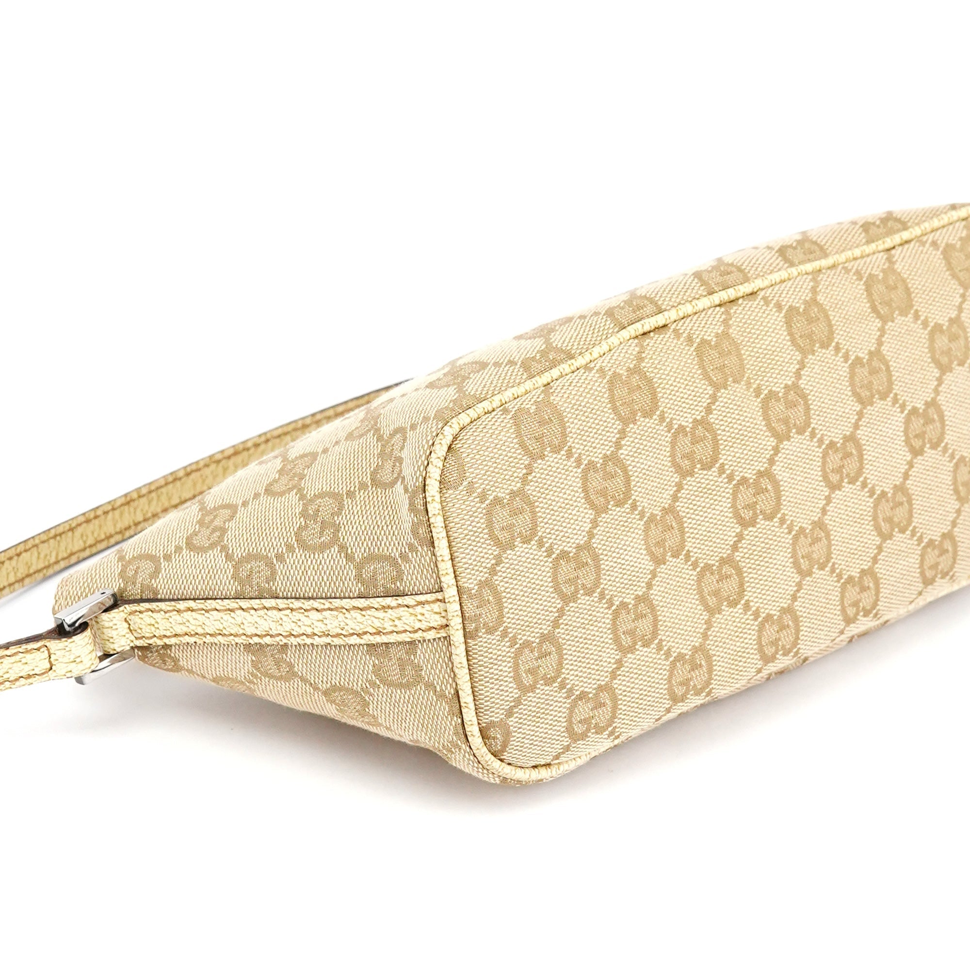 07198 Beige GG Boat Pochette