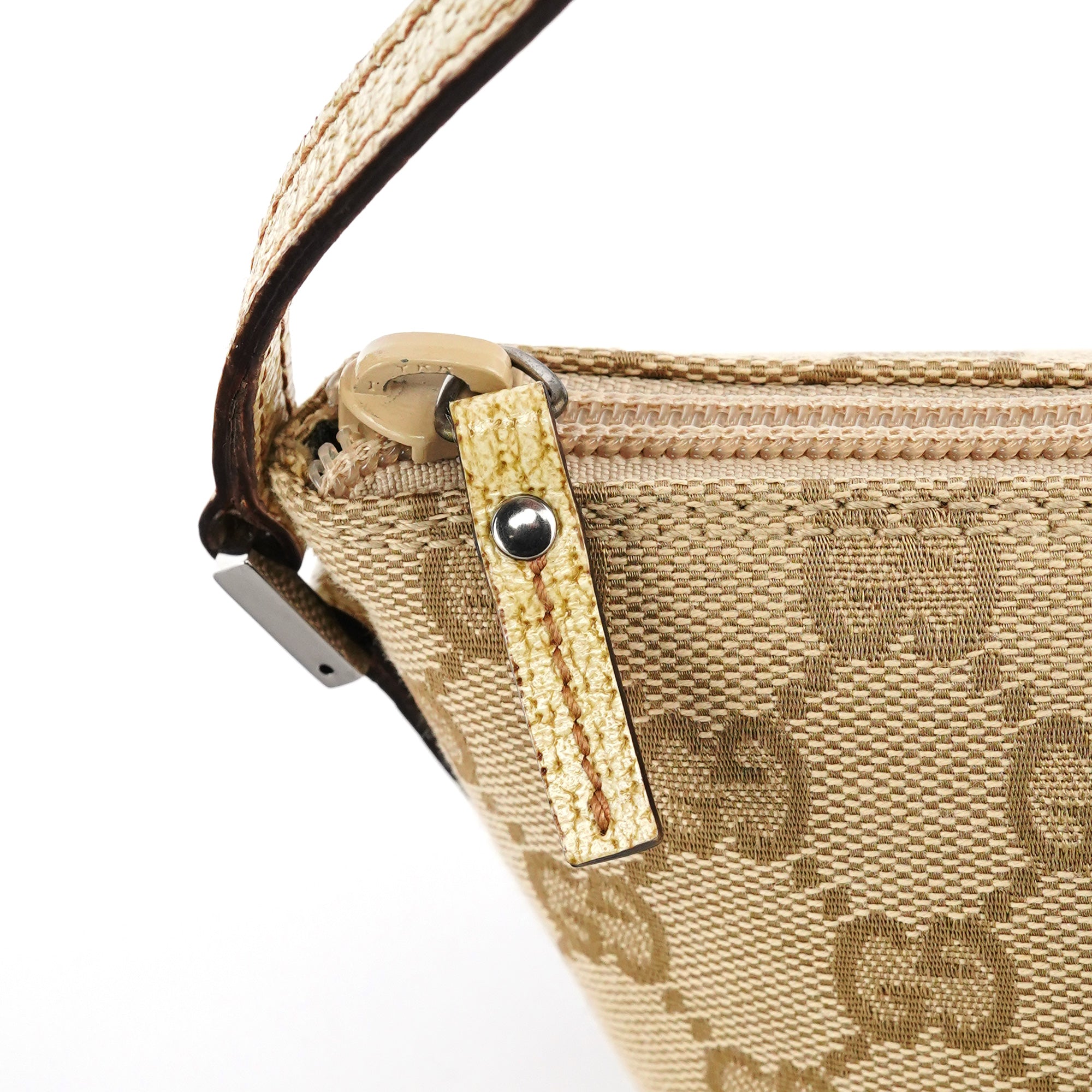 07198 Beige GG Boat Pochette