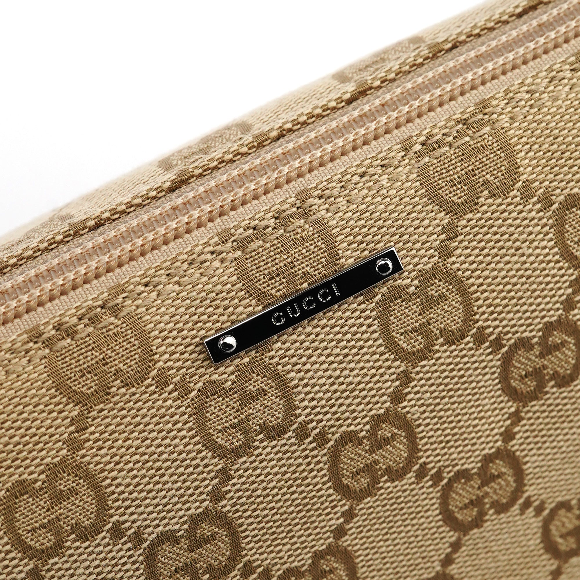 07198 Beige GG Boat Pochette
