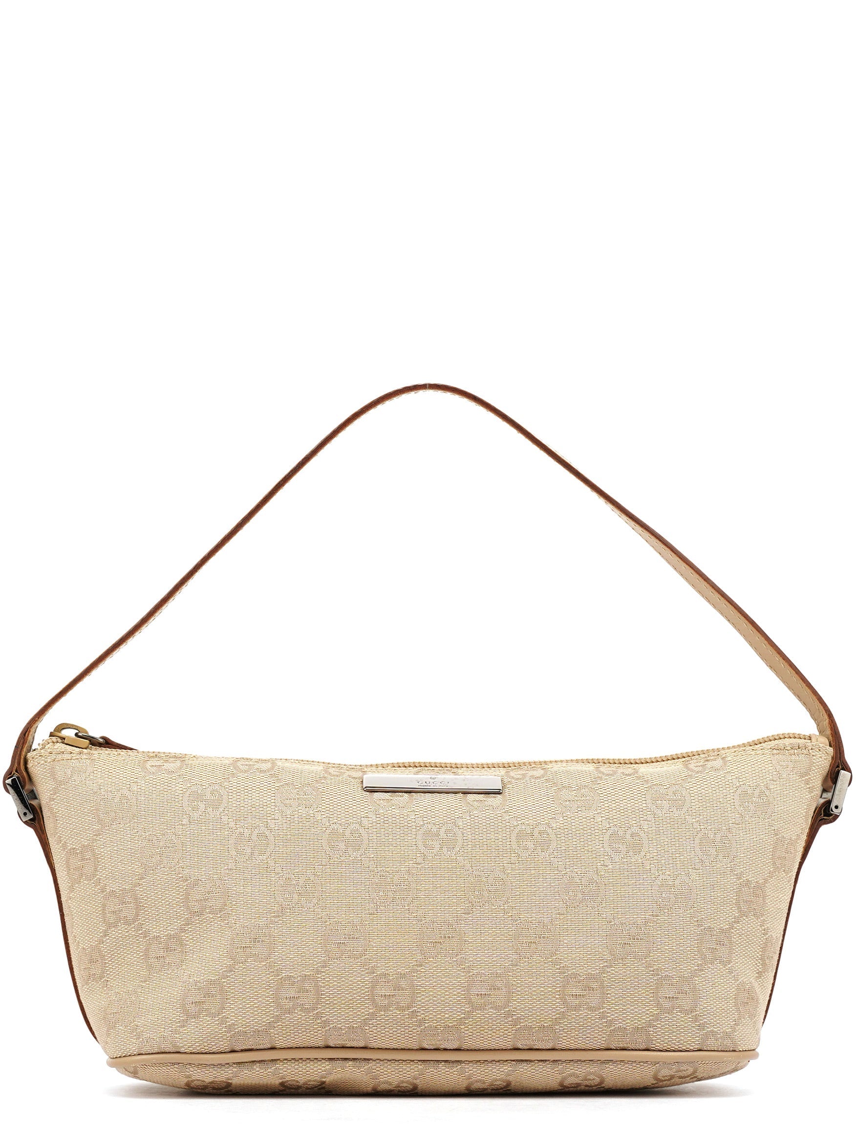 07198 Beige GG Boat Pochette