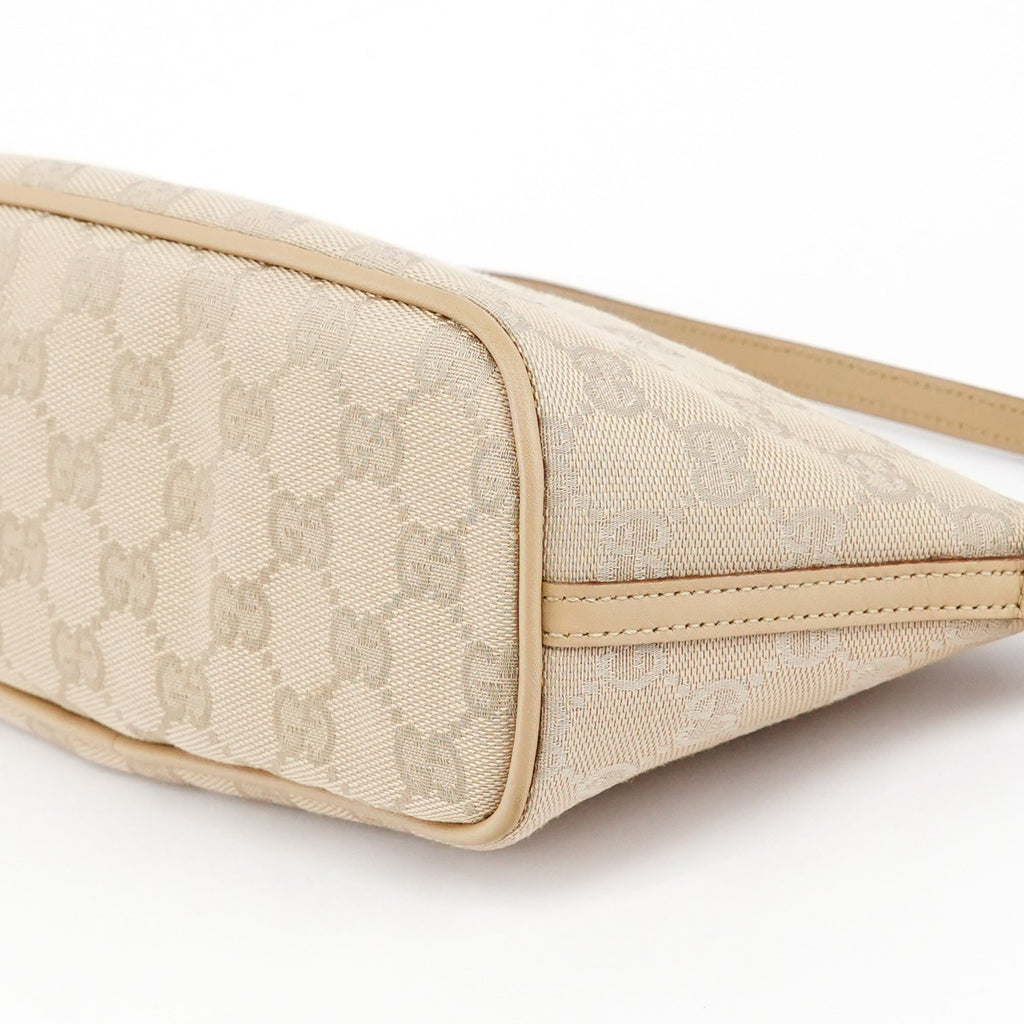 07198 Beige GG Boat Pochette