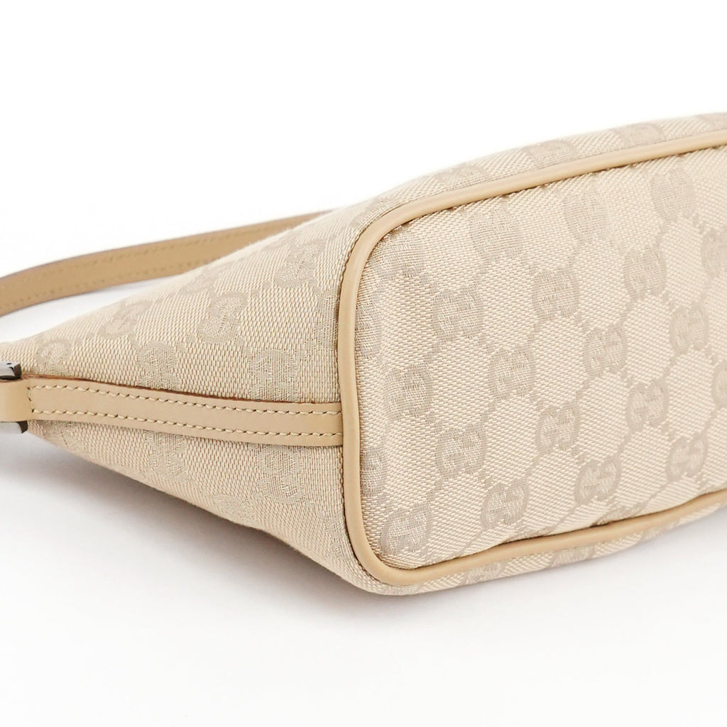 07198 Beige GG Boat Pochette