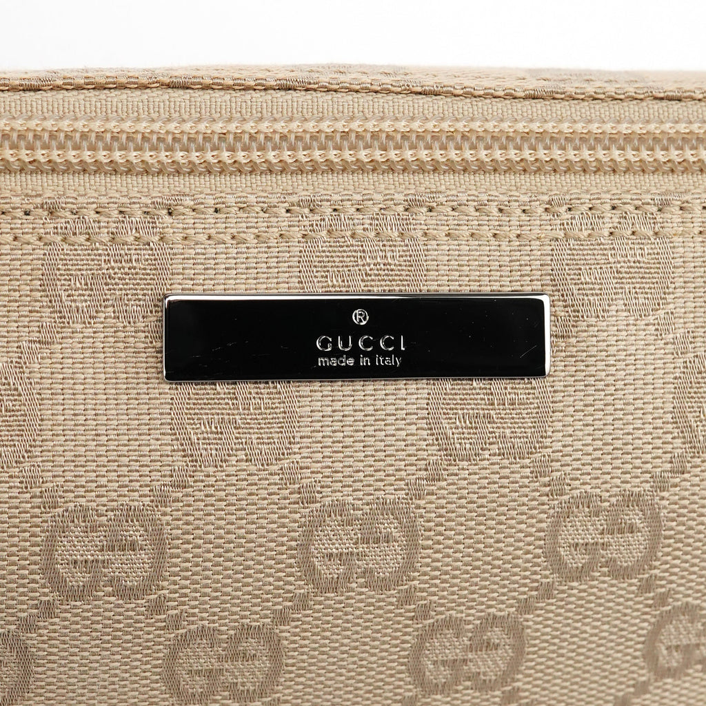 07198 Beige GG Boat Pochette