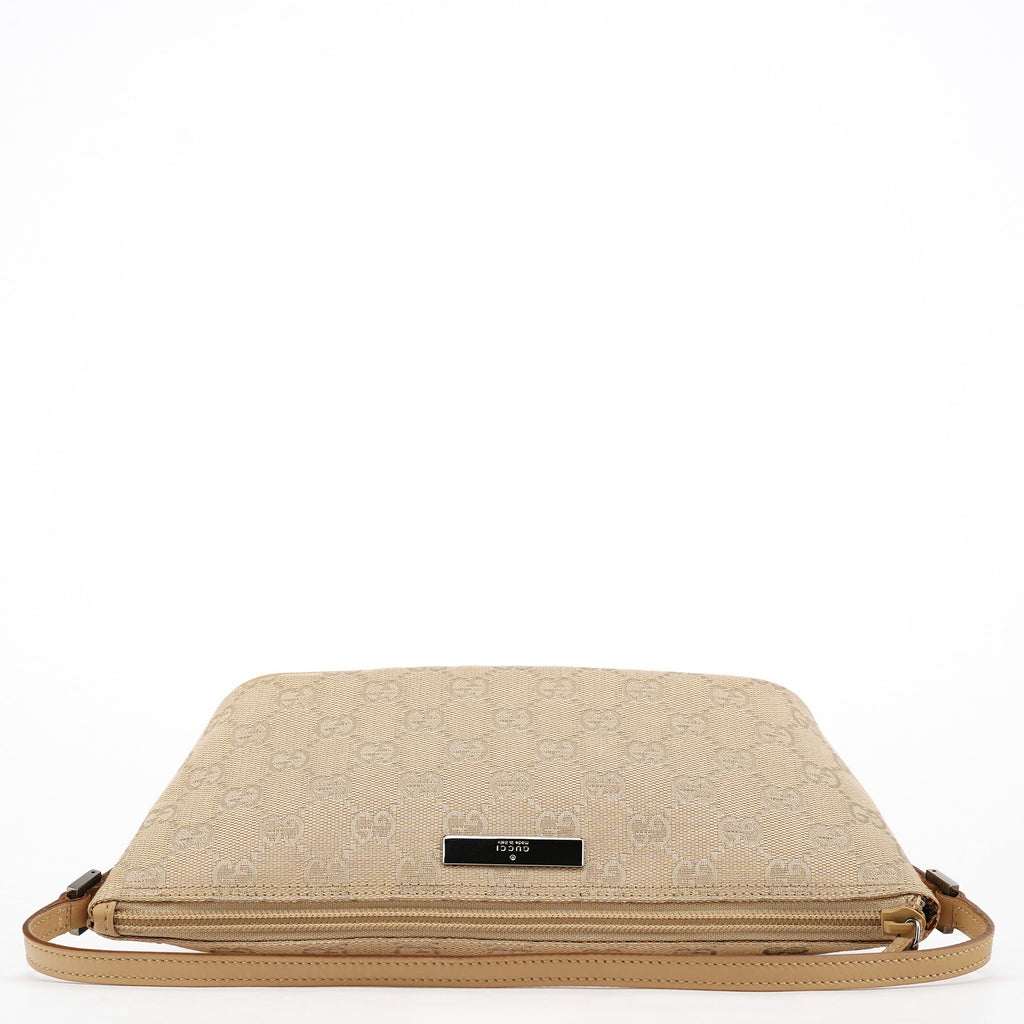 07198 Beige GG Boat Pochette