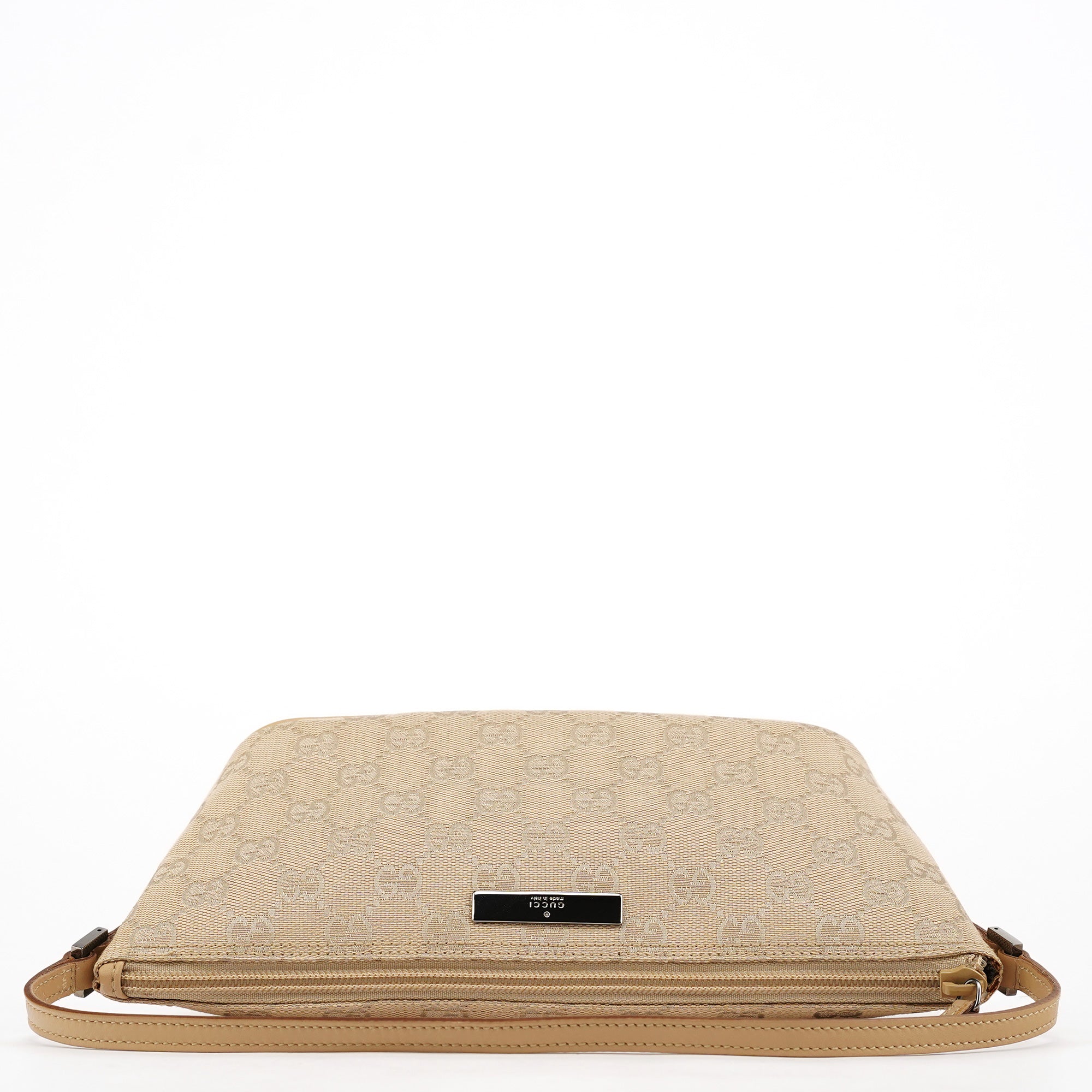 07198 Beige GG Boat Pochette