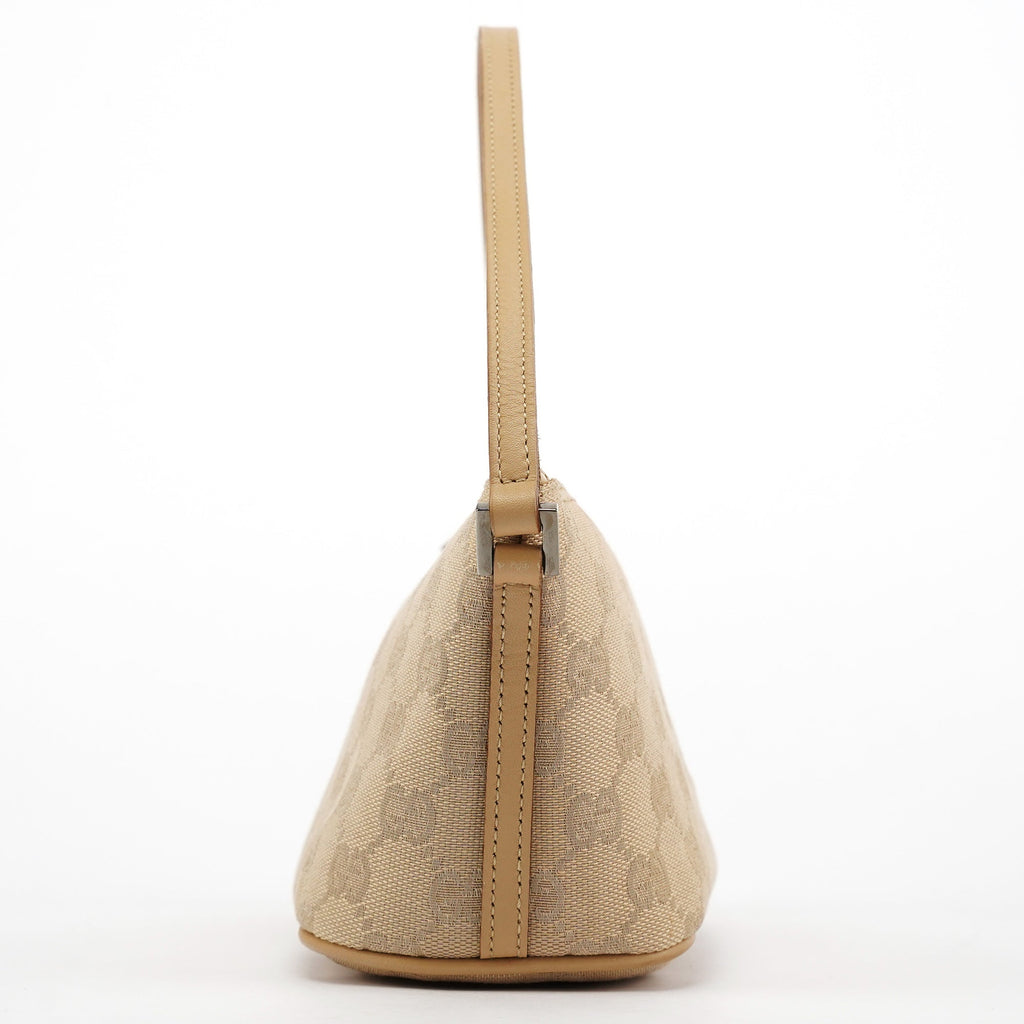 07198 Beige GG Boat Pochette
