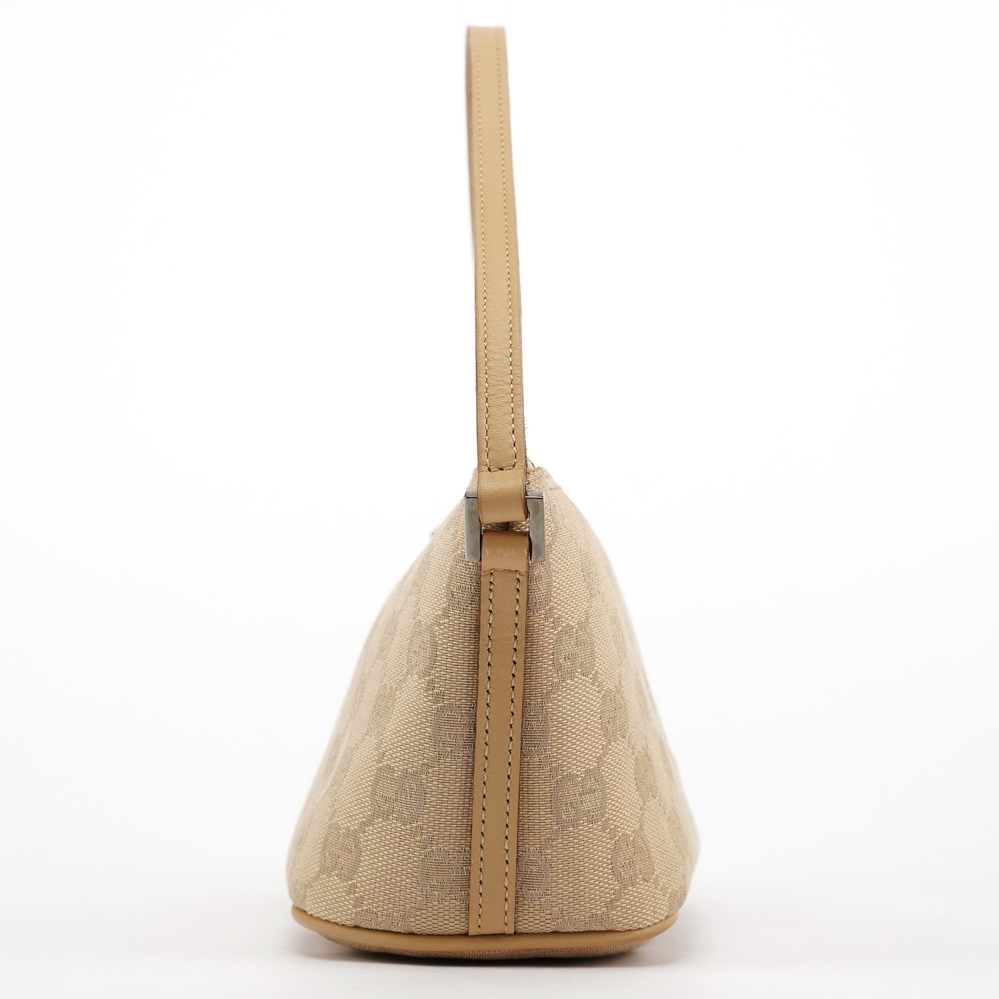 07198 Beige GG Boat Pochette