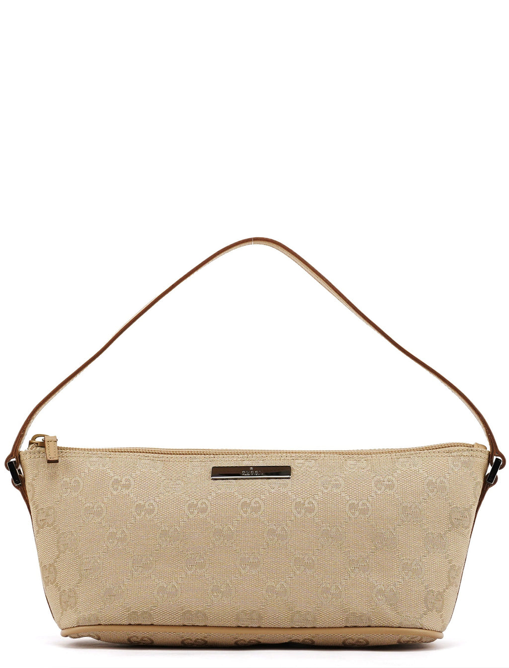 07198 Beige GG Boat Pochette