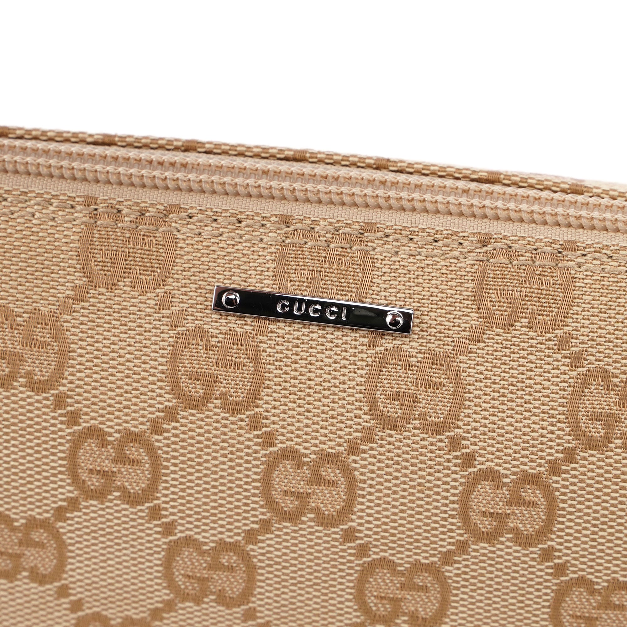 07198 Beige GG Boat Pochette