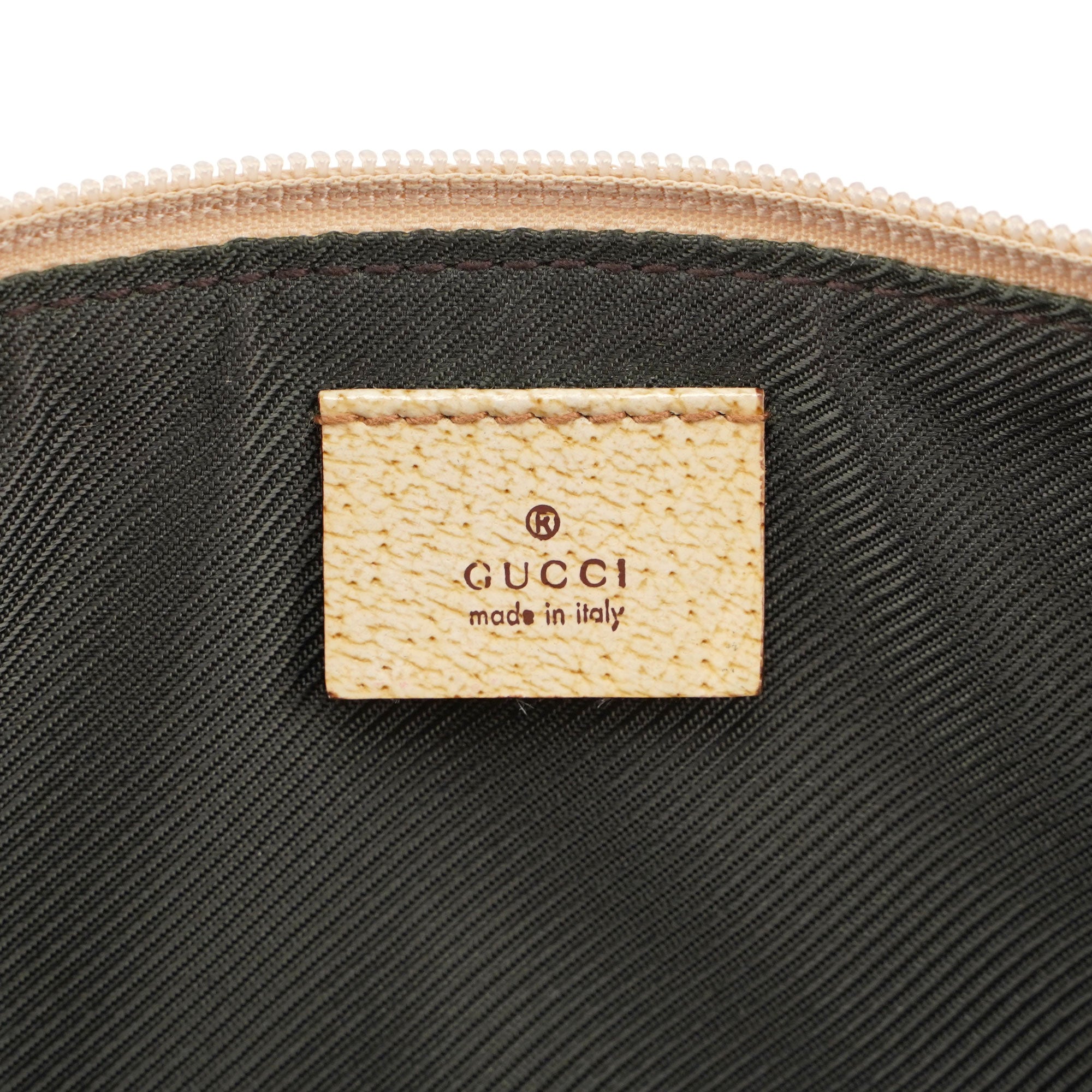 07198 Beige GG Boat Pochette
