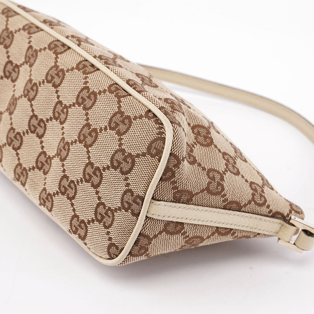 07198 Beige GG Boat Pochette