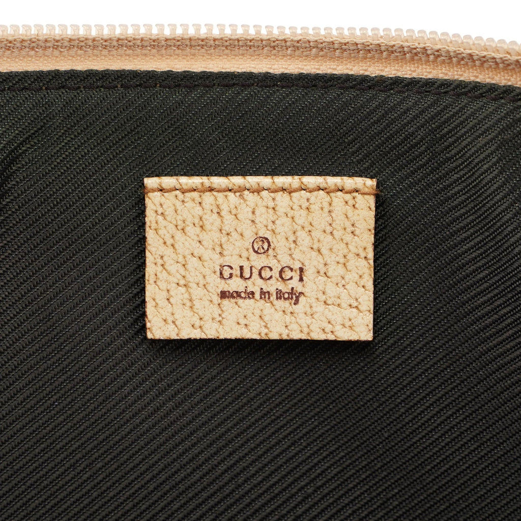 07198 Beige GG Boat Pochette