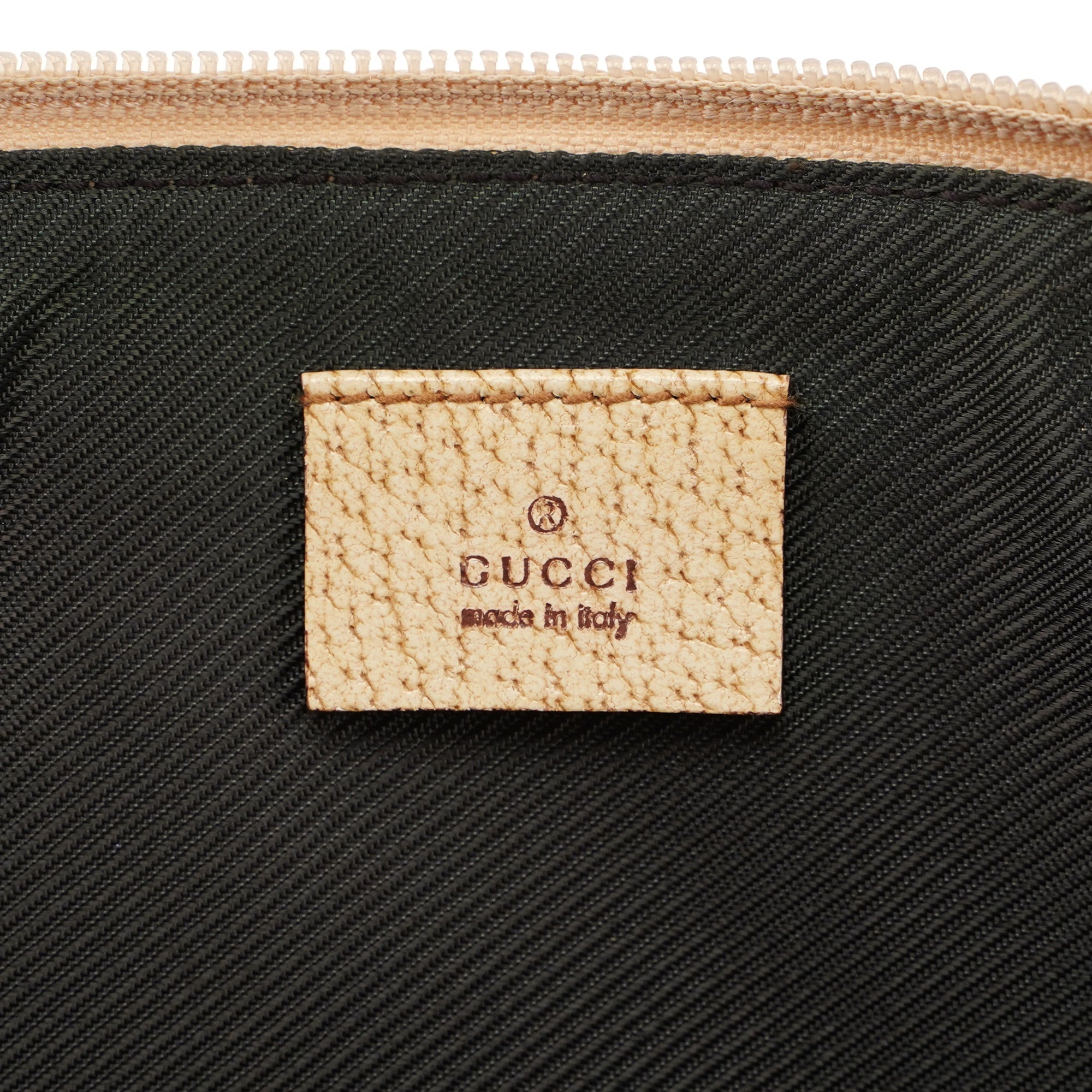 07198 Beige GG Boat Pochette