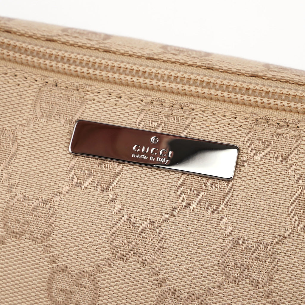 07198 Beige GG Boat Pochette