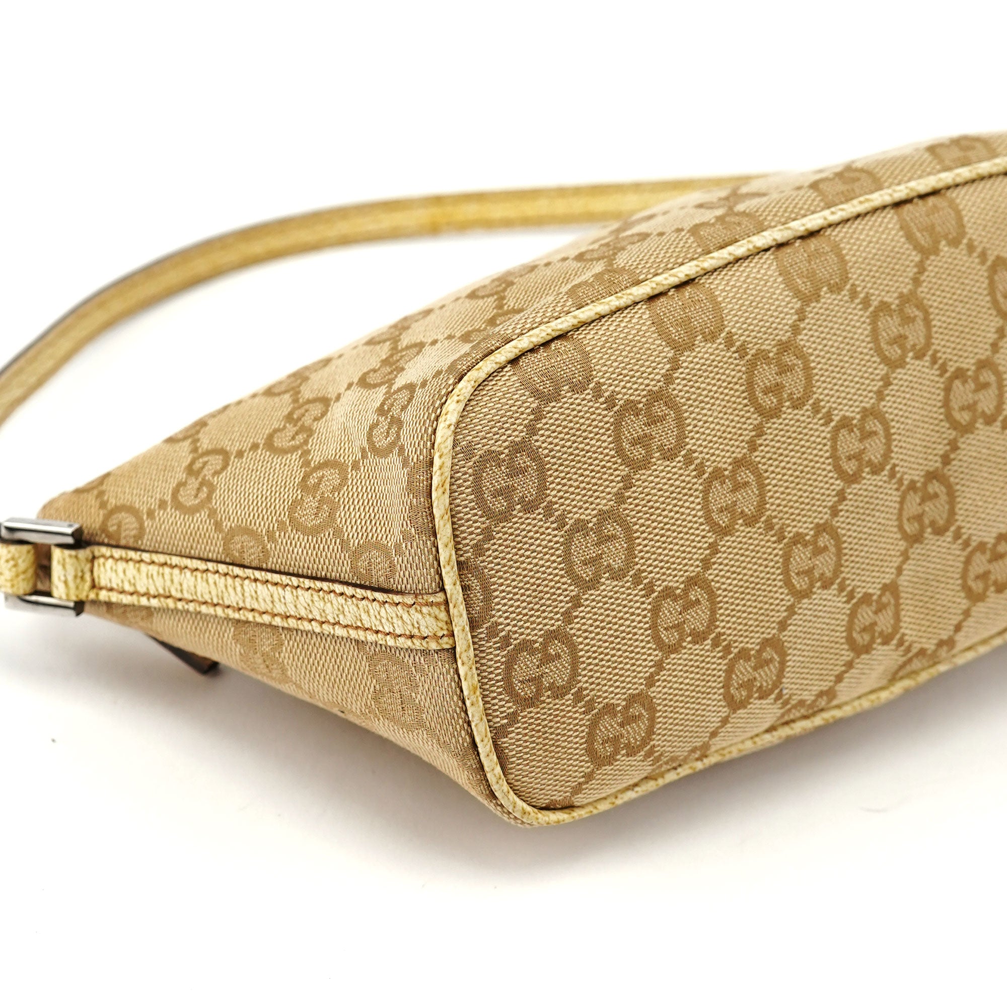 07198 Beige GG Boat Pochette