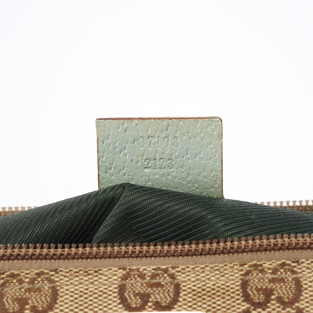 07198 Beige Light Blue GG Boat Pochette