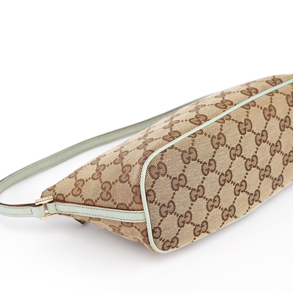 07198 Beige Light Blue GG Boat Pochette