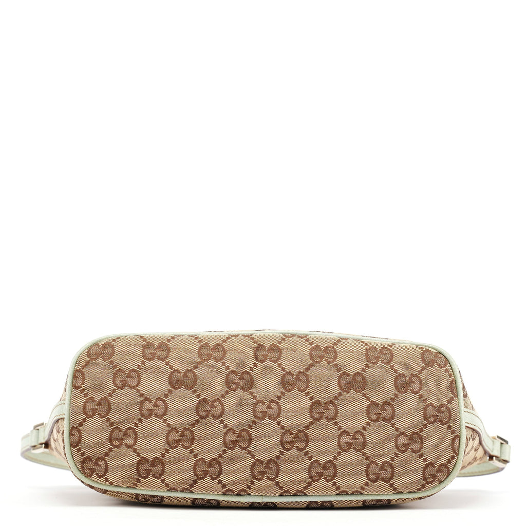 07198 Beige Light Blue GG Boat Pochette