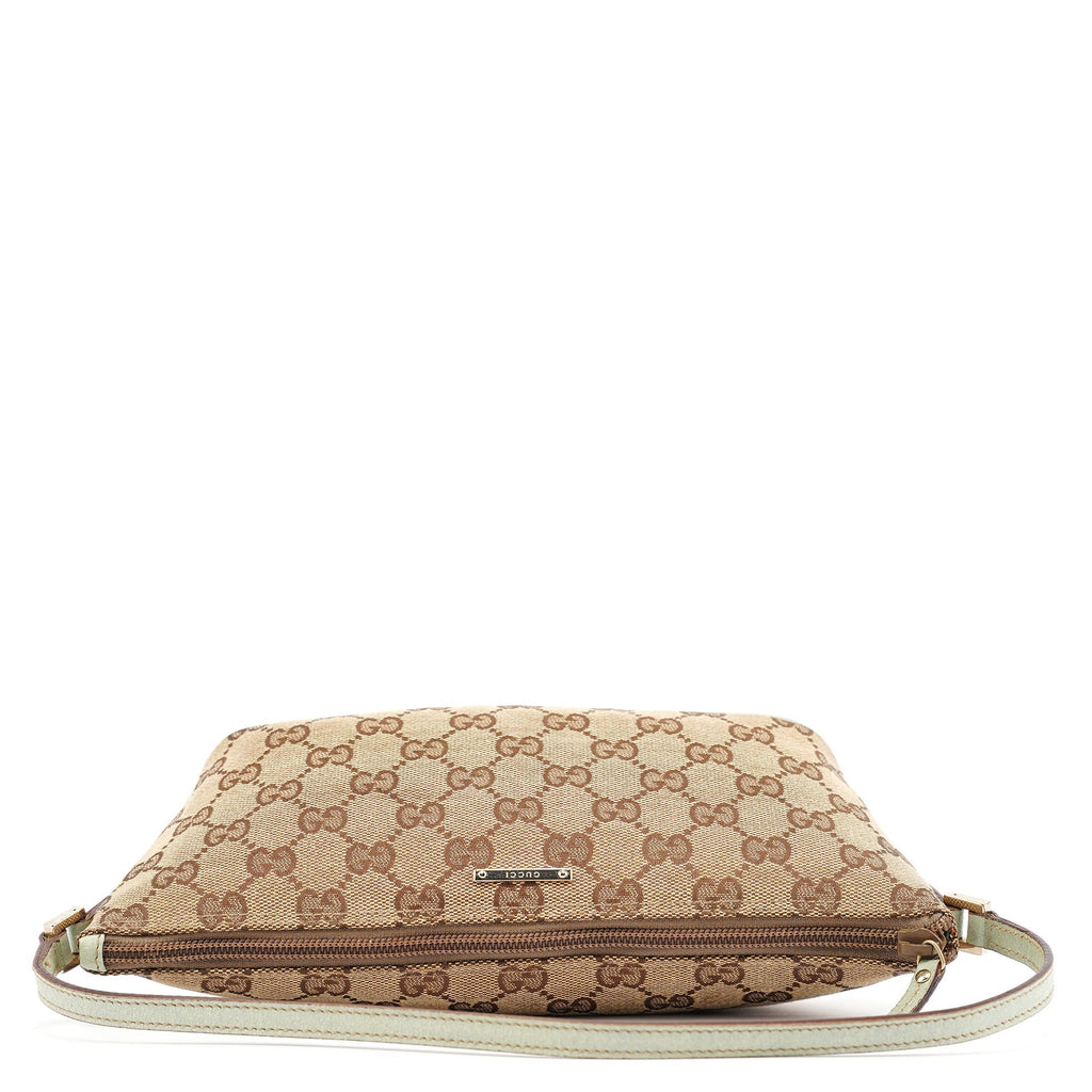 07198 Beige Light Blue GG Boat Pochette