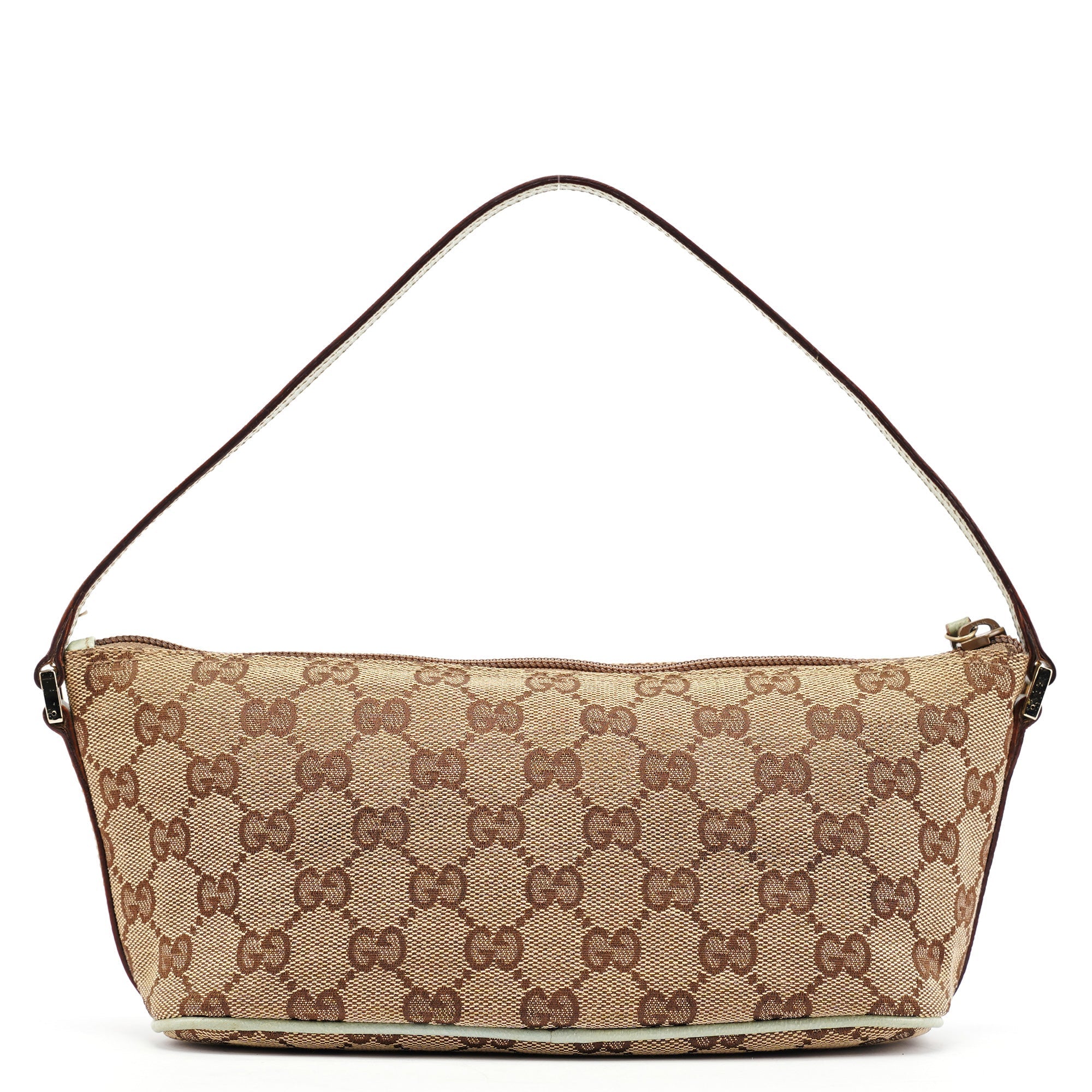 07198 Beige Light Blue GG Boat Pochette