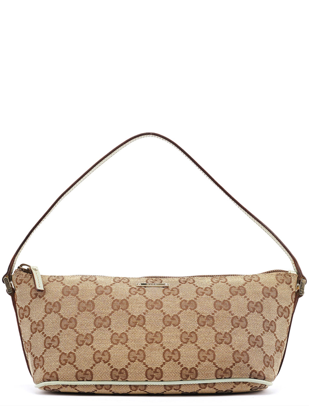 07198 Beige Light Blue GG Boat Pochette