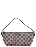 07198 Beige Matte Black GG Boat Pochette