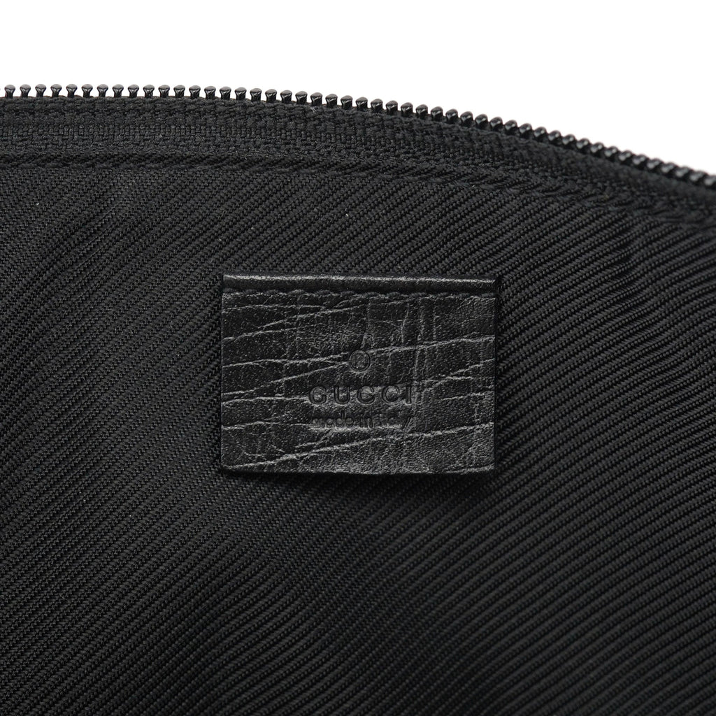 07198 Beige Matte Black GG Boat Pochette