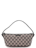 07198 Beige Matte Black GG Boat Pochette