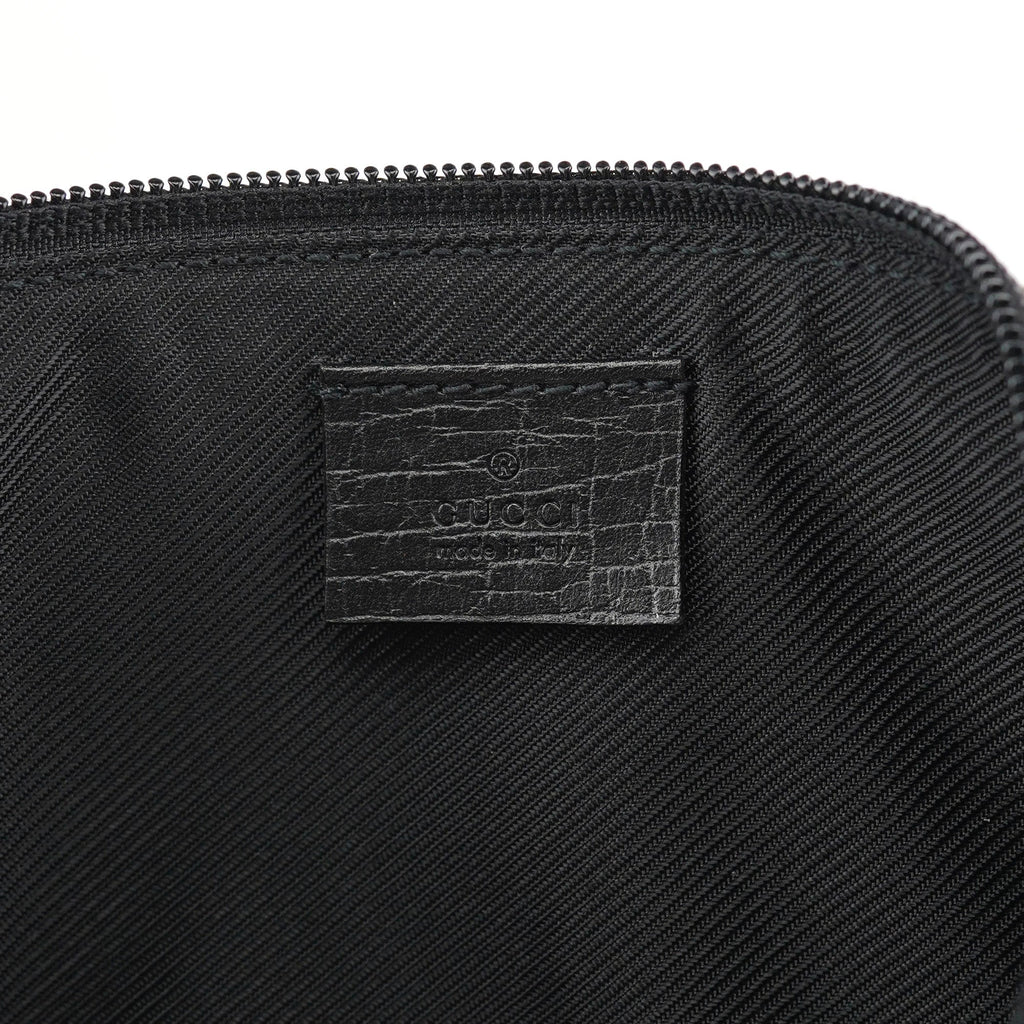 07198 Beige Matte Black GG Boat Pochette