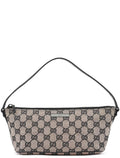 07198 Beige Matte Black GG Boat Pochette