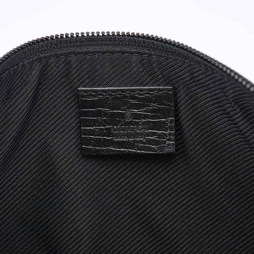 07198 Beige Matte Black GG Boat Pochette