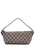 07198 Beige Matte Black GG Boat Pochette