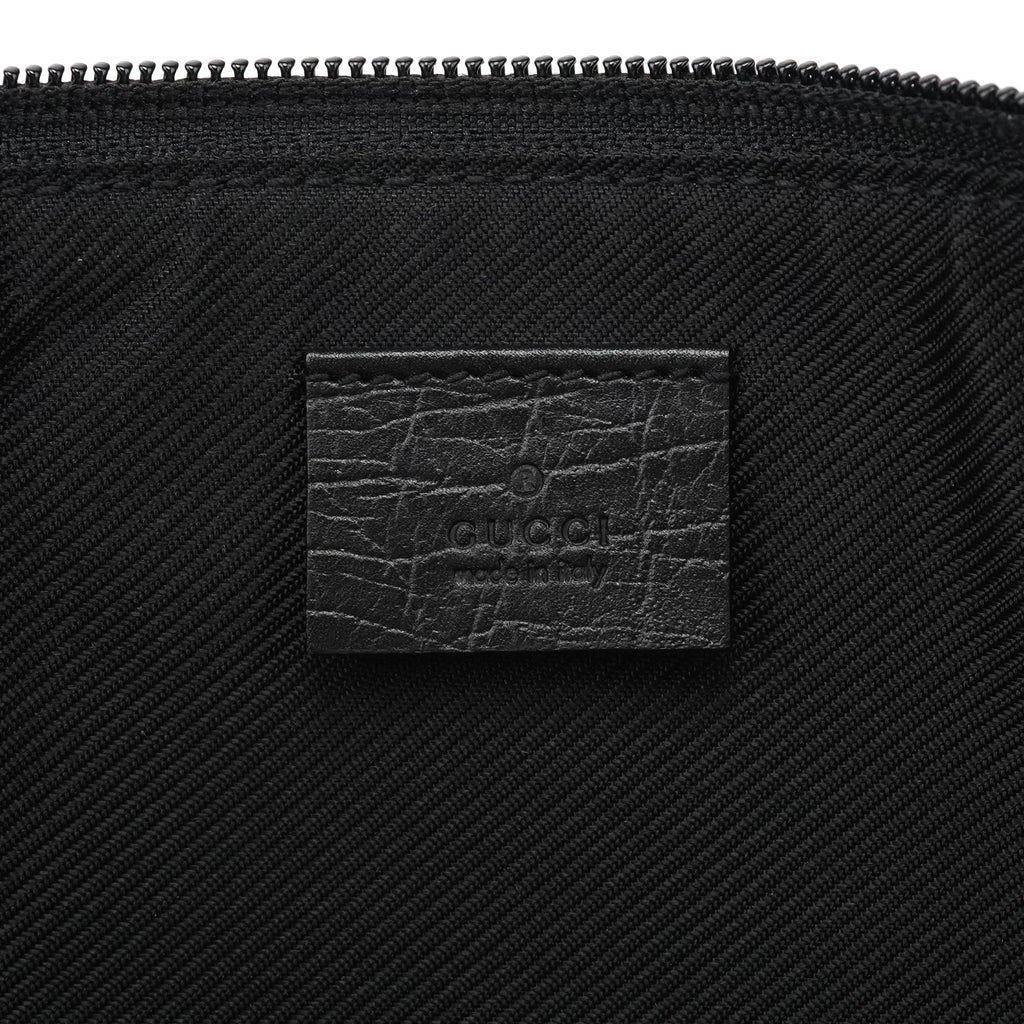 07198 Beige Matte Black GG Boat Pochette