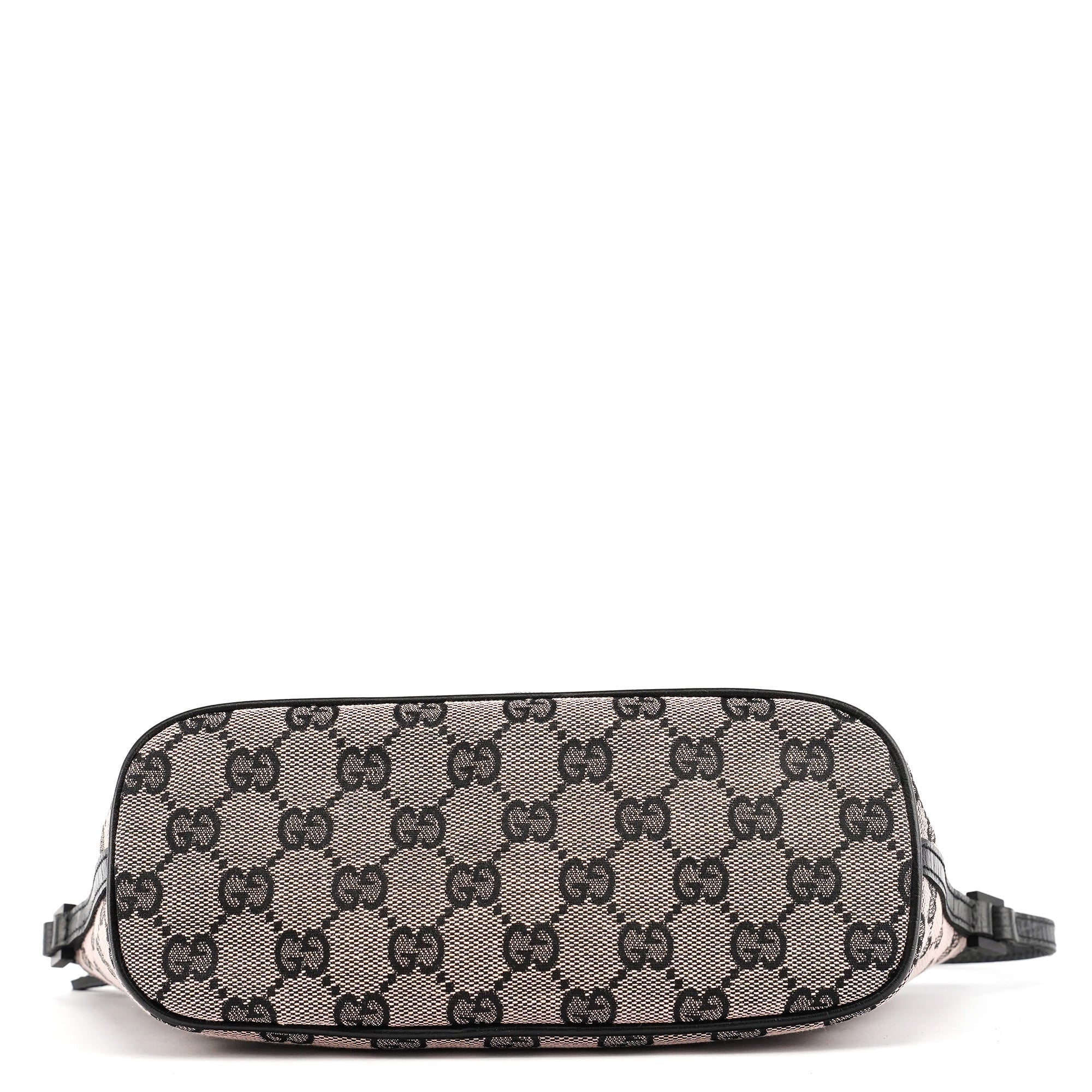 07198 Beige Matte Black GG Boat Pochette
