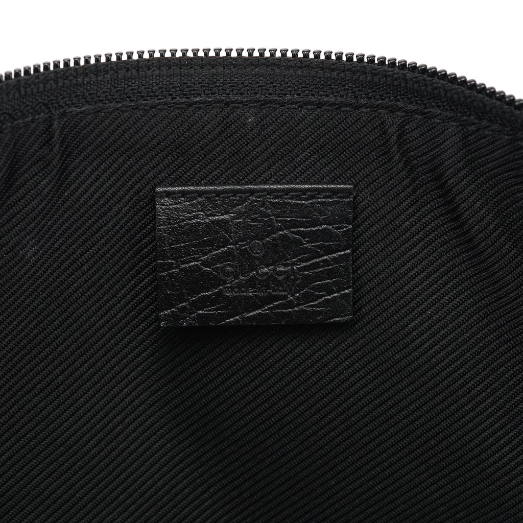 07198 Beige Matte Black GG Boat Pochette