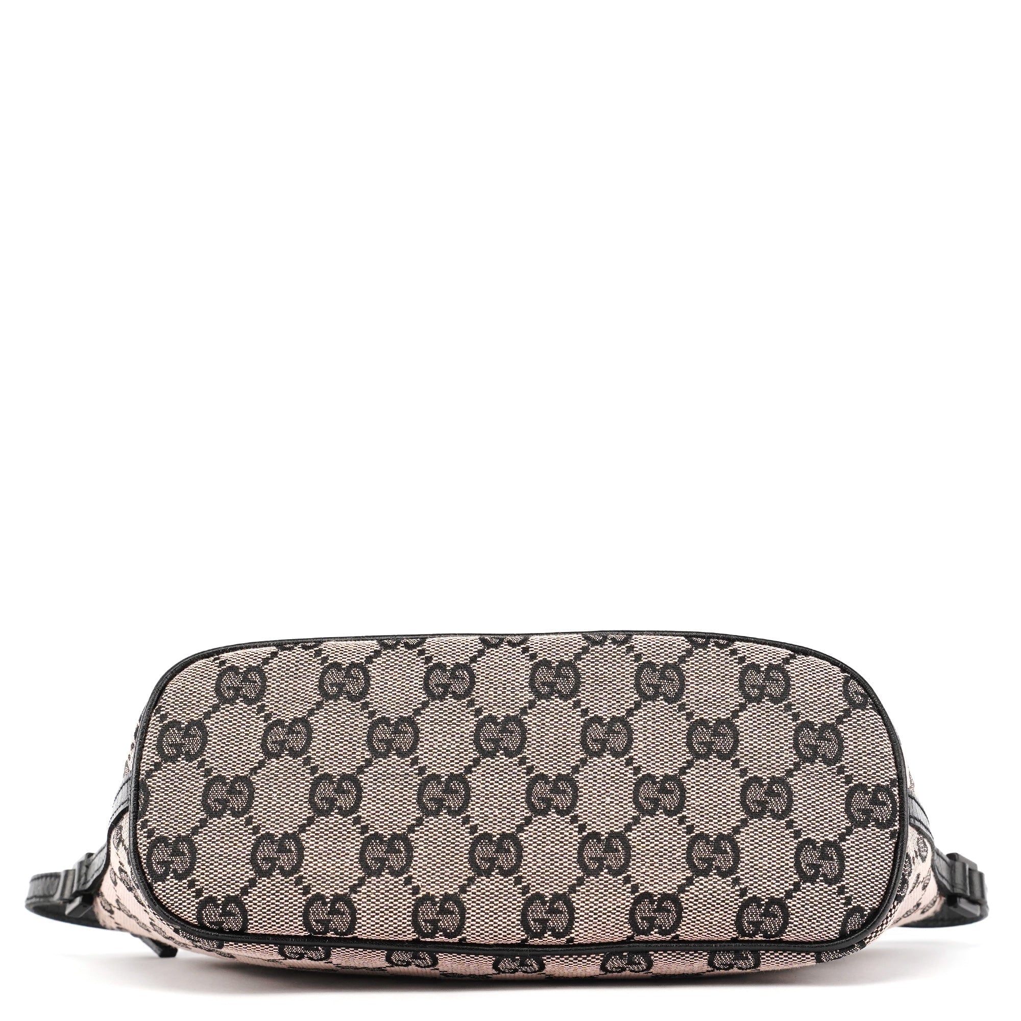 07198 Beige Matte Black GG Boat Pochette