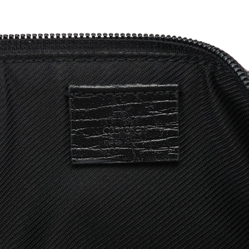 07198 Beige Matte Black GG Boat Pochette