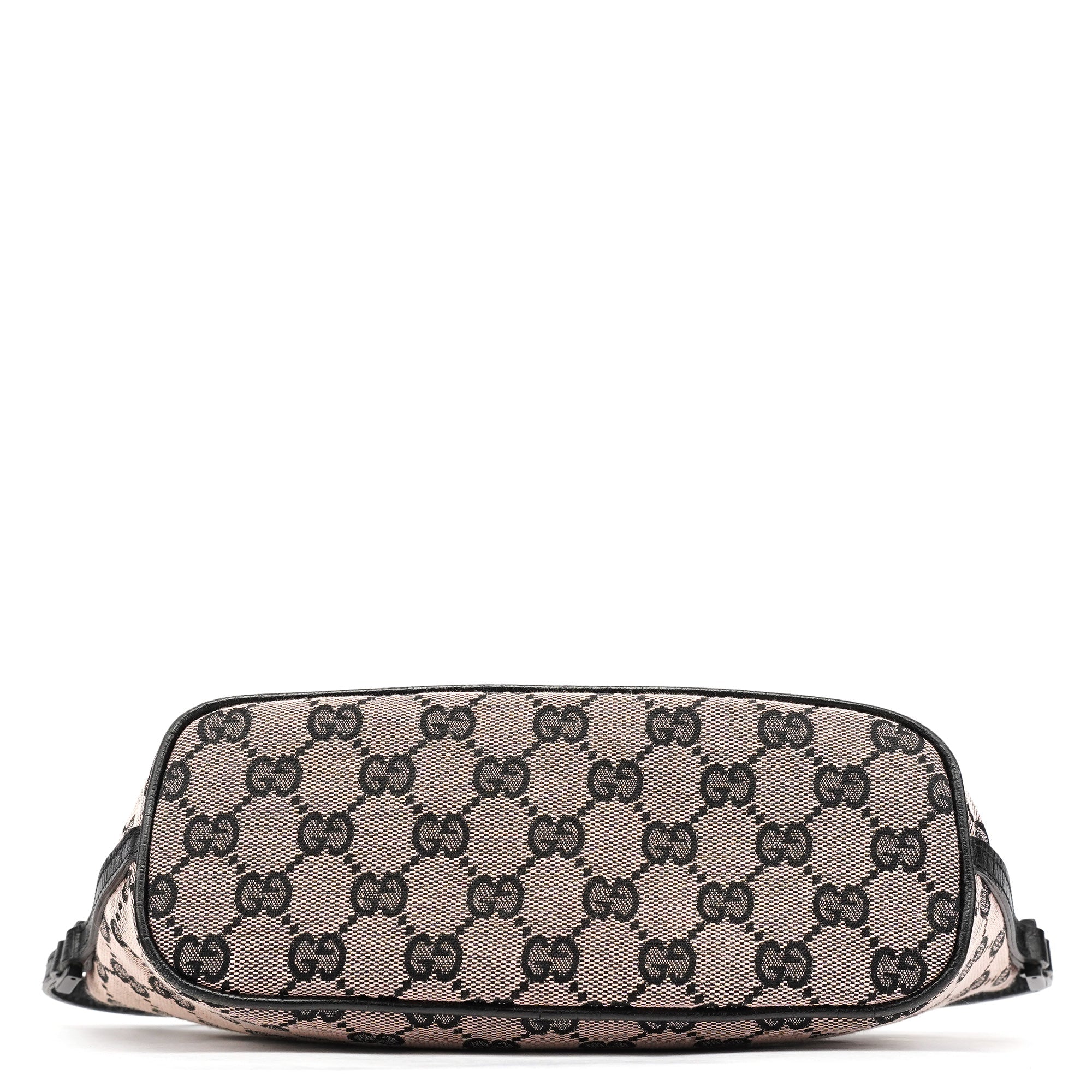 07198 Beige Matte Black GG Boat Pochette