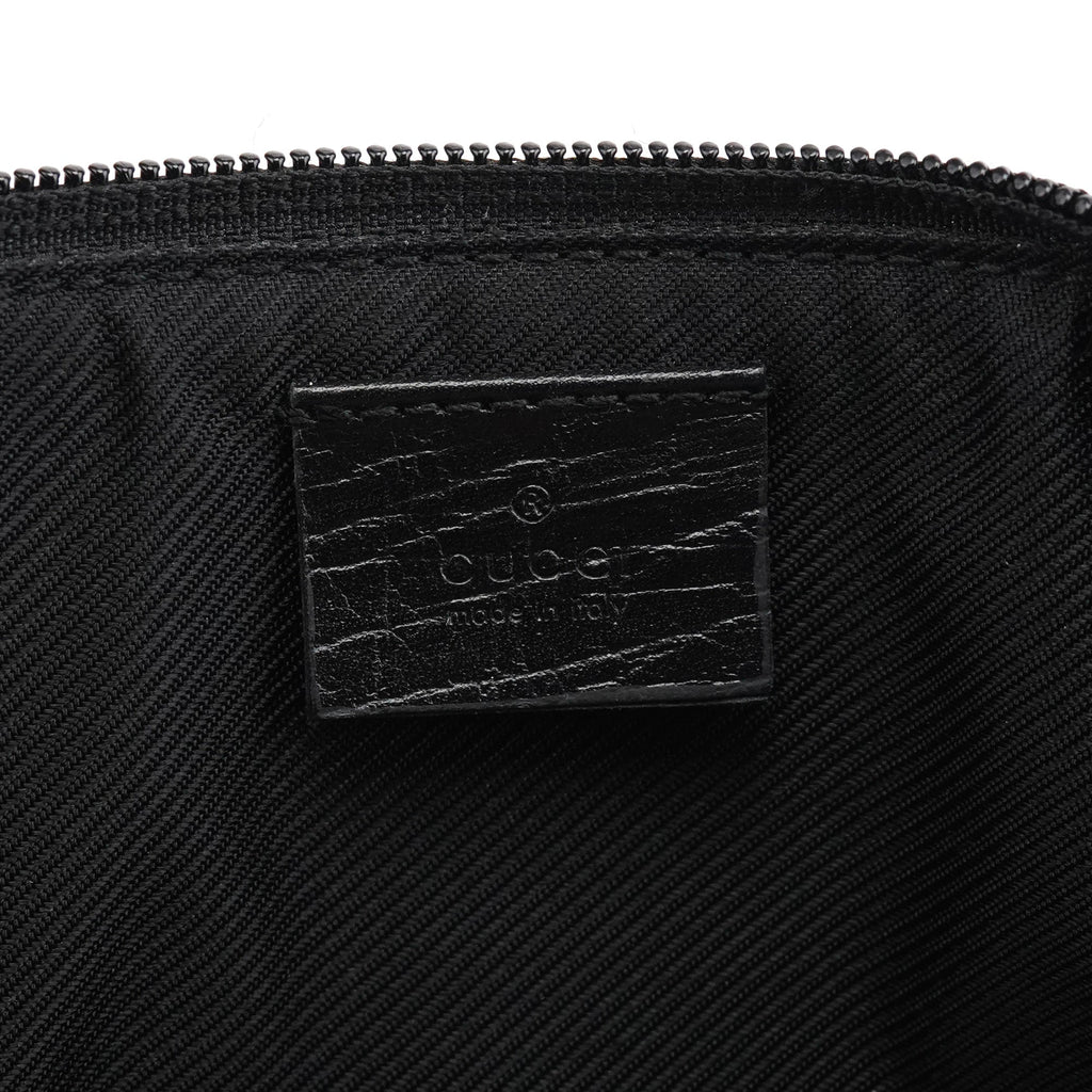 07198 Beige Matte Black GG Boat Pochette